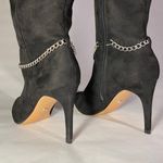 XOXO Talayah Knee High Stiletto Boots w/Chain - Size 8.5 Photo 4