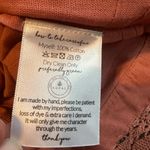 Kopal Block Print Bohemian Tank Top Shirt Blouse Bows Lace Trim Size XS NWT Red Photo 10