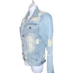 Brooklyn Cloth  Light Blue Distressed Denim Jacket Photo 2