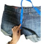 J.Crew Hipslung Denim Cutoff Shorts Women 6 Low Rise‎ Raw Hem Distressed Blue Photo 7