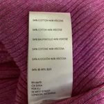 Free People  Purple Pink High Waisted Ribbed Knit Straight Wrap Maxi Skirt Size L Photo 5