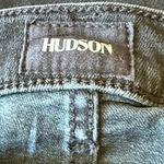 ZARA Hudson Women Jeans Embroidered Floral Black Distressed Size 27 Photo 2