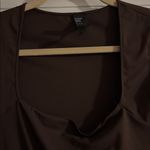 Pumiey Brown Long Sleeve Spandex Jumpsuit Size L Photo 1