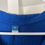 Old Navy Blue Fitted Dress Photo 2