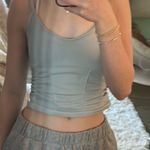 Free People Good Karma Ruched Crop Tank Photo 2