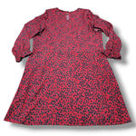 River Island Dress Size 22 US 26Uk 52EUR A-Line Dress Long Sleeve Floral New NWT Photo 2