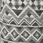 Lucky Brand Jacket Black White Aztec Southwest Casual Boho Tribal Womens XS Photo 4