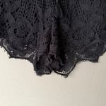 EXPRESS sz M black crochet drawstring shorts Photo 2