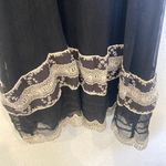 Hale Bob Black White Delicate Slip Dress Lace EUC Sz Sm Surplice V-Neck Line Photo 5