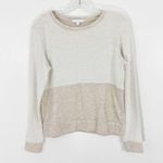 Beyond Yoga Cross Paths Pullover in Oatmeal Heather Size Small Photo 1
