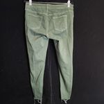 Just Black  Green Raw Edge Cropped Jeans (32) Photo 1