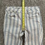 Anthropologie Pilcro & the Letterpress white, blue & brown striped High-Rise Bootcut jeans 26 Photo 11