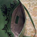 Hand drawn Green Floral Patterned Women's Bag Photo 4
