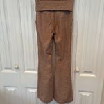 Aerie Offline By Burnt Orange The Hugger Foldover Flare High Rise Pants Med Long Photo 1
