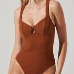 ASTR Brown bodysuit Photo 0
