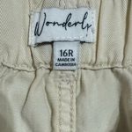 Wonderly NEW  High Waist Light Tan Khaki Fashion Shorts Sz 16R Photo 2
