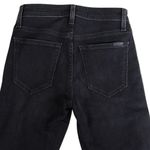 joe's jeans EUC Joe’s Jeans The Charlie High Rise Skinny Ankle Metallic Stripe Black Size 25 Photo 8