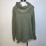 Free People FP Beach “Two Body” Cowl Neck Sage Green Top M/L Photo 2