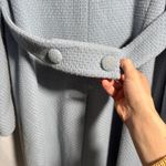 Marvin Richards VTG Womens Light Blue Boucle Tweed Button Up Coat Size 10 Photo 5