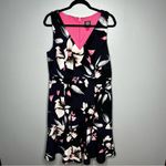 Vince Camuto Floral Ruffle Hem Midi Dress Feminine Romantic Cottagecore Style 16 Photo 2