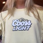 Coors  Light Yellow Crewneck Photo 1
