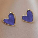 Womens heart earrings Photo 0