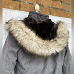Aritzia TNA hooded jacket size XS Gray Photo 3