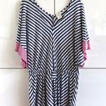 Ella Moss  Drawstring Multi-Striped Top Photo 0