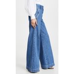 frame denim  Metropolitan Wide Leg High Rise Jeans Size 24 Margolis Photo 2