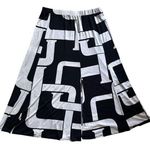 Susan Graver  Black and White Maxi Shirt size XL Photo 0