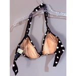 Eddie Bauer Black White Polka Dot High Cut Cheeky Bikini - Size 16 Photo 4