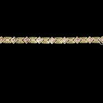 JUDTIH JACK Art Deco Faceted Amethyst Marcasite Sterling Silver Bracelet VINTAGE Photo 3