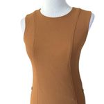 Theory Short Dress Size 0 Sheath Sleeveless Minimalist Chic Office Neutral Photo 4