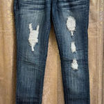 Blue Asphalt Skinny Mid Rise Faded 2000s Vintage Style Jeans Size 7 Blue Photo 0