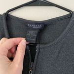 EXPRESS Dark Gray Sweater Vest Tank Top Shirt Fall Business Casual Warm Photo 1