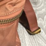 Frye  Rust Brown Nylon Backpack with Leather Trim Everyday Travel Bag Photo 4