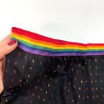ROOM SERVICE Women's Rainbow dots pajama Shorts Black Size XL Photo 8