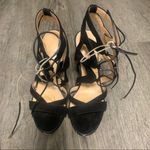 Sam Edelman black yardley suede lace up heels Photo 1