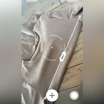 Nuuds bodysuit brown waffle knit cotton blend size medium casual minimalist Photo 3