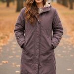 Lands' End Lands’‎ End Womens Hooded Canvas Barn Chore Coat Parka Jacket Size Small Photo 0