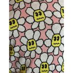 ALAB Crewbie Peony and Daisy Smiley Sweater Size Medium Pink Photo 2