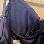 Lands’ End Women’s Navy Blue Underwire Criss cross Tankini Top Size 18 Photo 8