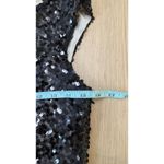 David Meister  Black Sequin Sleeveless Dress Size 6 2456 Photo 6