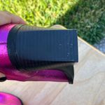 Nine West  Pink Metallic Glitter Cowboy Western Boots Size 7.5 Photo 8