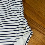 Sperry Blue and White One Piece Swimsuit Nautical Design Photo 2