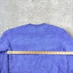 Anthropologie FRNCH Paris Julianne Sweater In Lilac Sz L Balloon Sleeve Fuzzy Photo 5