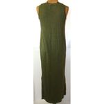 prAna New Womens NWT  XS Cozy Up Maxi Dress Cargo Green Pockets Hemp UPF Antiodor Photo 2