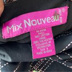 MIX NOUVEAU | Black Pink Sequin Embroidered Floral Midi Skirt Sz 8 Photo 4