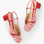 Talbots CARLYE BUCKLE BLOCK HEEL PUMPS - LOVELY TWEED Photo 0