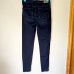 American Eagle Dark Wash Indigo Super High Rise Jegging Super Stretch Size 2 Reg Photo 1